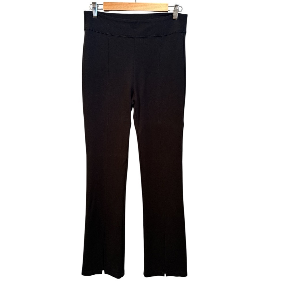 CAbi #6278 Fleggings Pants Stretchy Casual Ponte Knit Neutral Comfy Flare Sz M - Picture 2 of 12